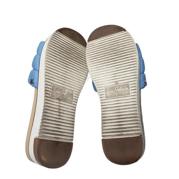 Sam Edleman Women's Sz 8.5 Annalisa Leather Platform Sandal - Picture 5 of 6